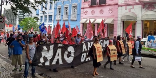 Santa Catarina se une à greve nacional contra a Reforma da Previdência