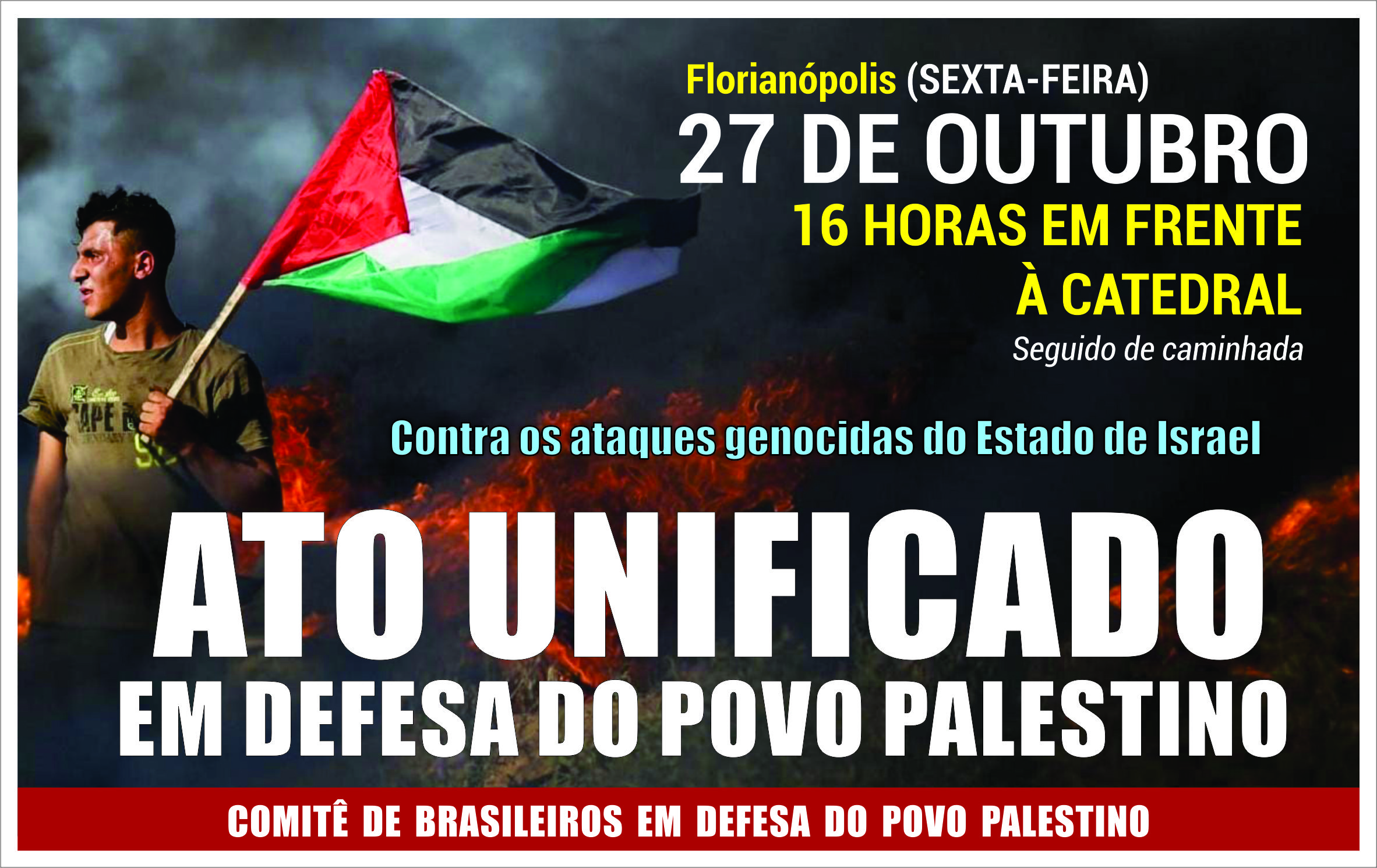 ATO de Solidariedade e Apoio  ao Povo Palestino