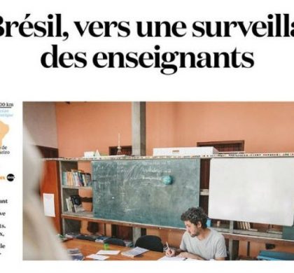 Escola Sem Partido é o Brasil prestes a vigiar professores, diz jornal francês