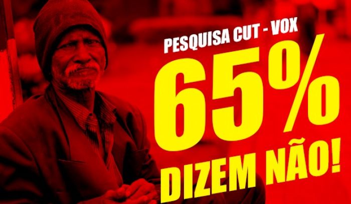 Reforma da Previdência: 65% dos trabalhadores são contra, segundo pesquisa Vox-Populi