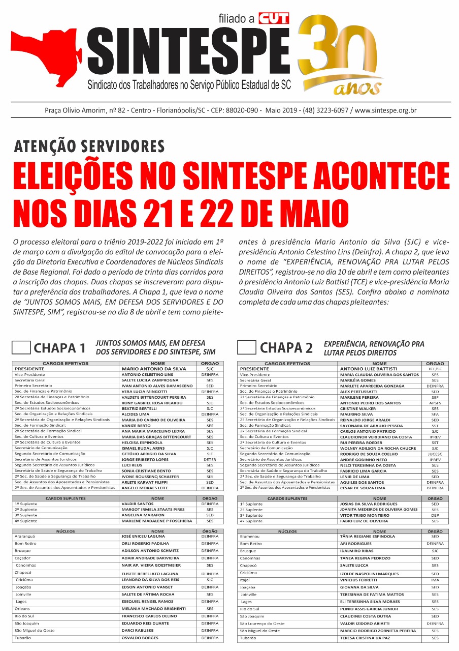 Jornal Eleições 2019-2022