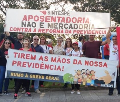 14 de junho: Santa Catarina se uniu contra a Reforma da Previdência