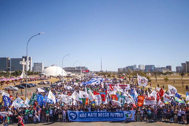 Manifestação de estudantes 12 de julho em Brasília.
Crédito da foto: Rebeca Belchior-CUCA da UNE