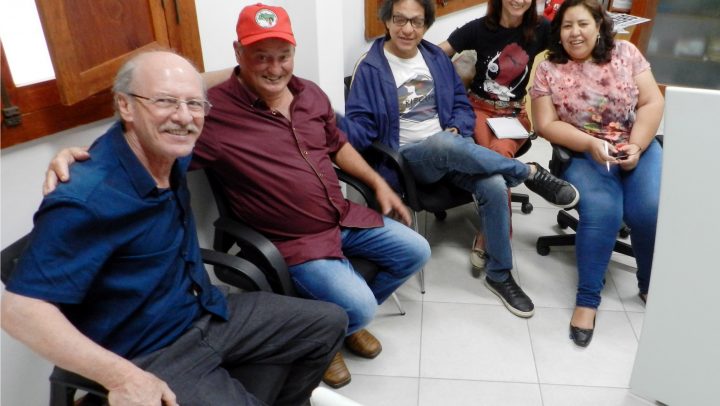SINTESPE recebe a visita do Coordenador Estadual do MST