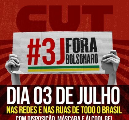 #3JForaBolsonaro | Santa Catarina se une ao restante do país por Fora Bolsonaro!