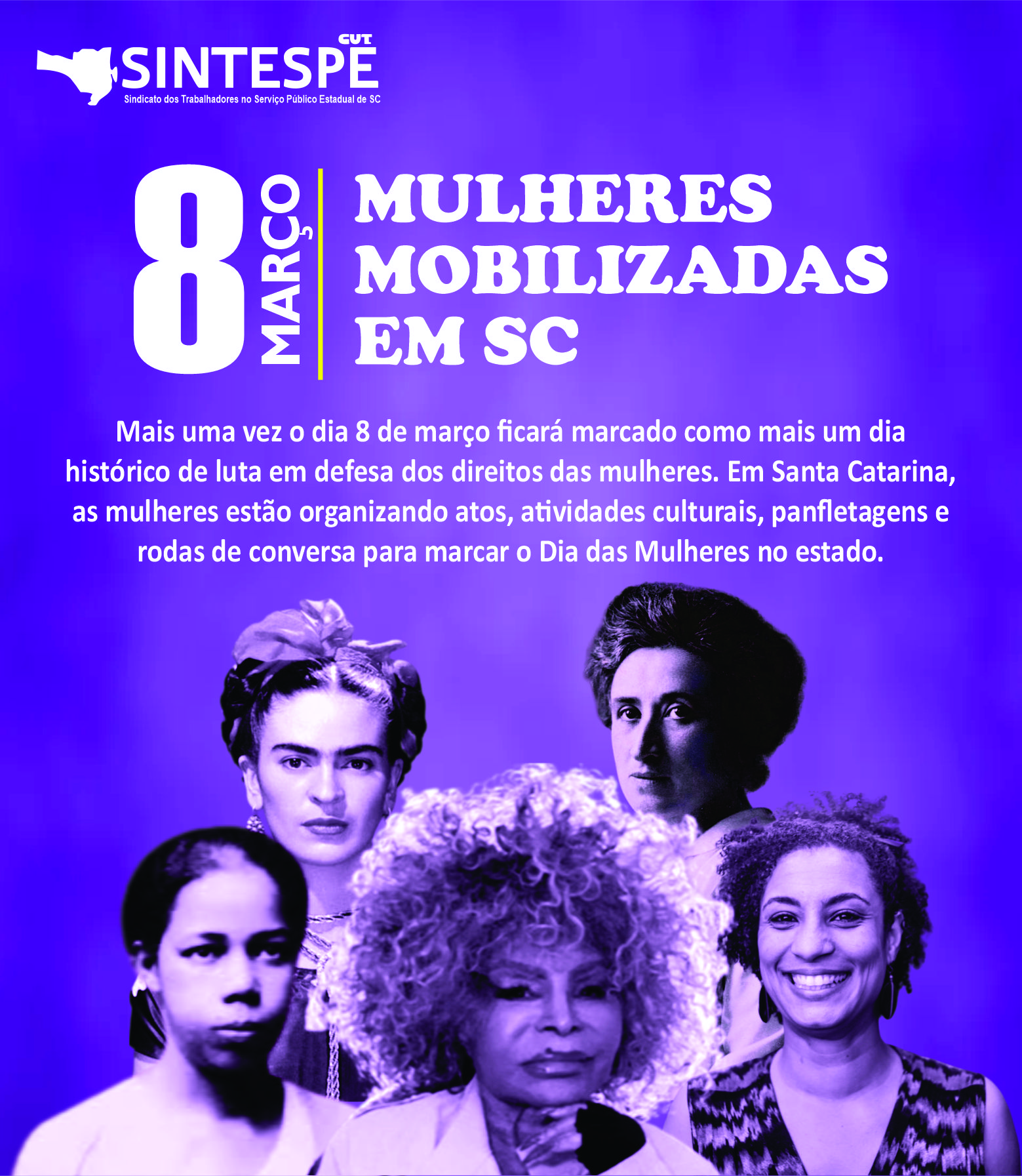 8 de março une mulheres do país contra o governo da fome, do machismo e do racismo