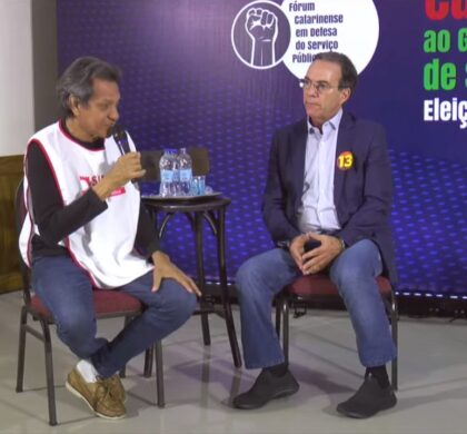 Fórum em defesa do serviço público conversa com candidato Décio Lima