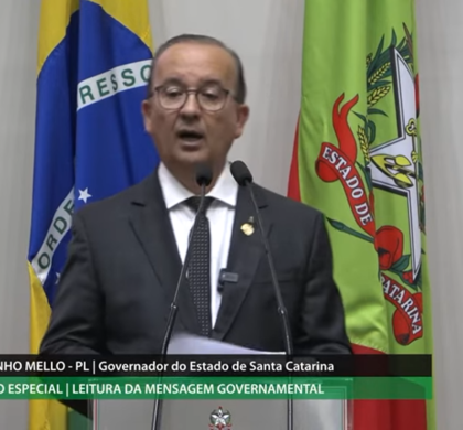 Na Alesc, governador anuncia nova reforma administrativa e plano de reajuste fiscal
