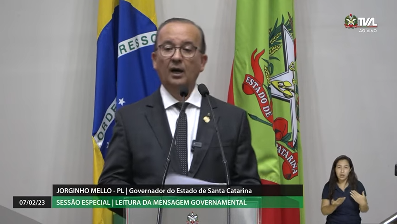 Na Alesc, governador anuncia nova reforma administrativa e plano de reajuste fiscal