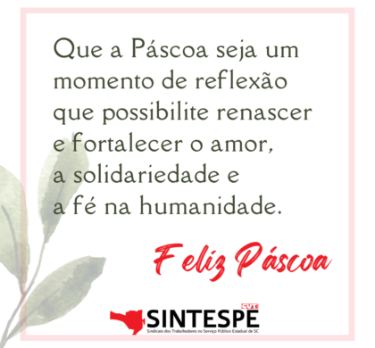 Feliz Páscoa!