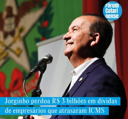 Jorginho Mello perdoa R$ 3 bilhões em dívidas de empresários que atrasam ICMS