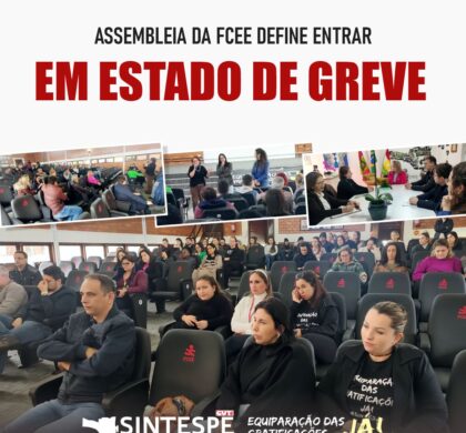 Servidores da FCEE aprovam estado de greve em protesto por valorização salarial