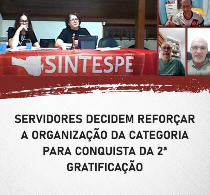 Servidores decidem reforçar a organização da categoria para conquista da 2ª gratificação