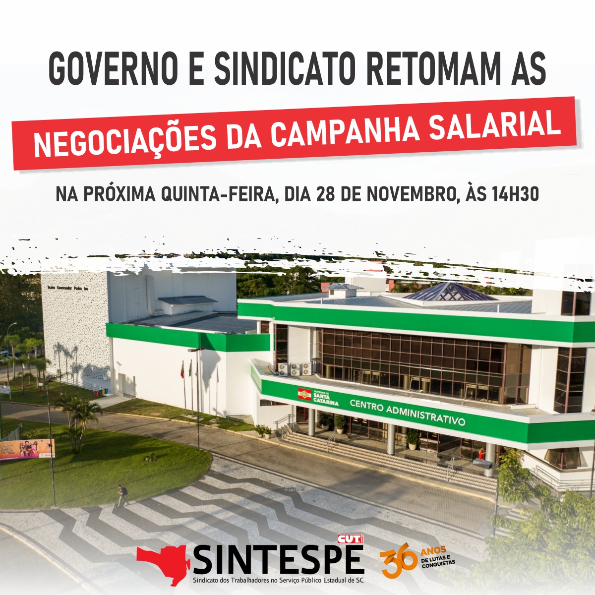 Campanha salarial: SINTESPE tem nova rodada de negociações com governo dia 28