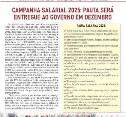 Jornal do SINTESPE – Dezembro 2024