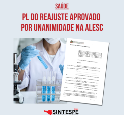 Saúde: Aprovado na Alesc projeto que reajusta vencimentos e gratificação de servidores