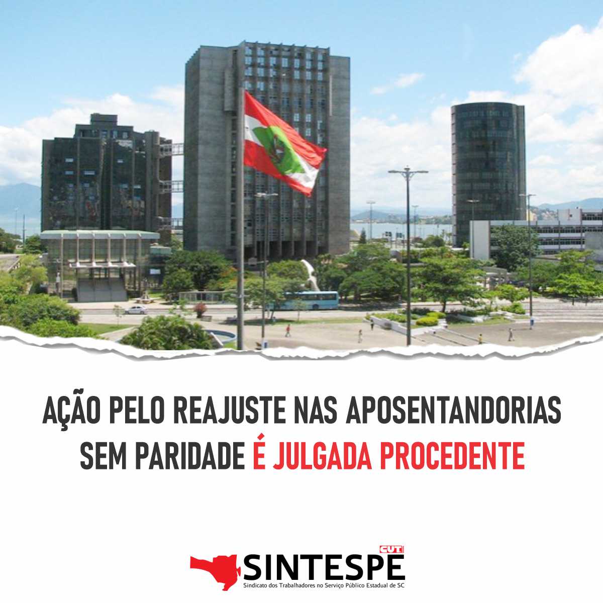 Ação pelo reajuste nas aposentandorias sem paridade é julgada procedente
