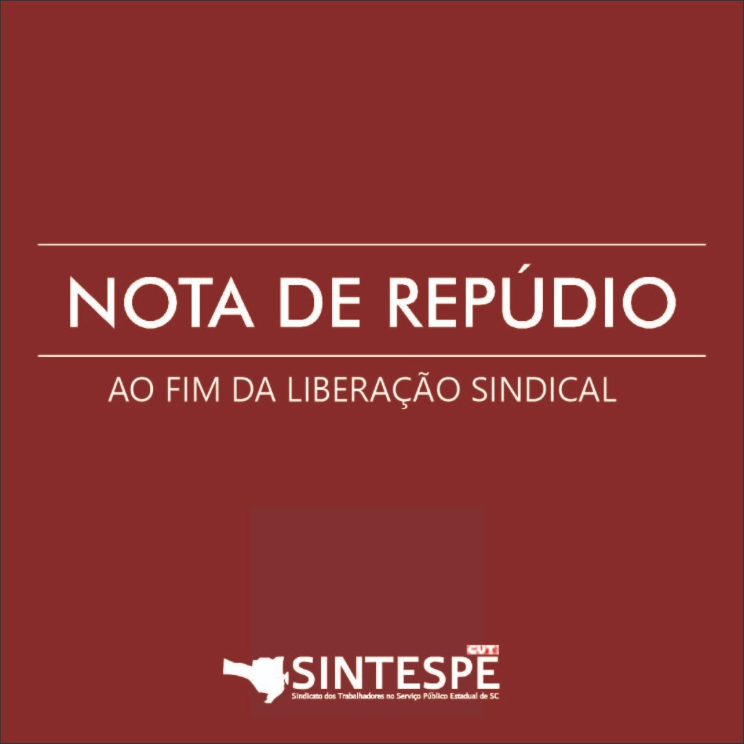 Nota de Repúdio ao fim da liberação sindical na Companhia Águas de Joinville