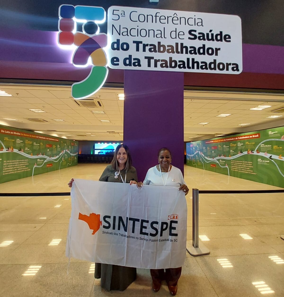 Dirigentes do SINTESPE participam da 5ª Conferência Nacional de Saúde do Trabalhador e da Trabalhadora em Brasília