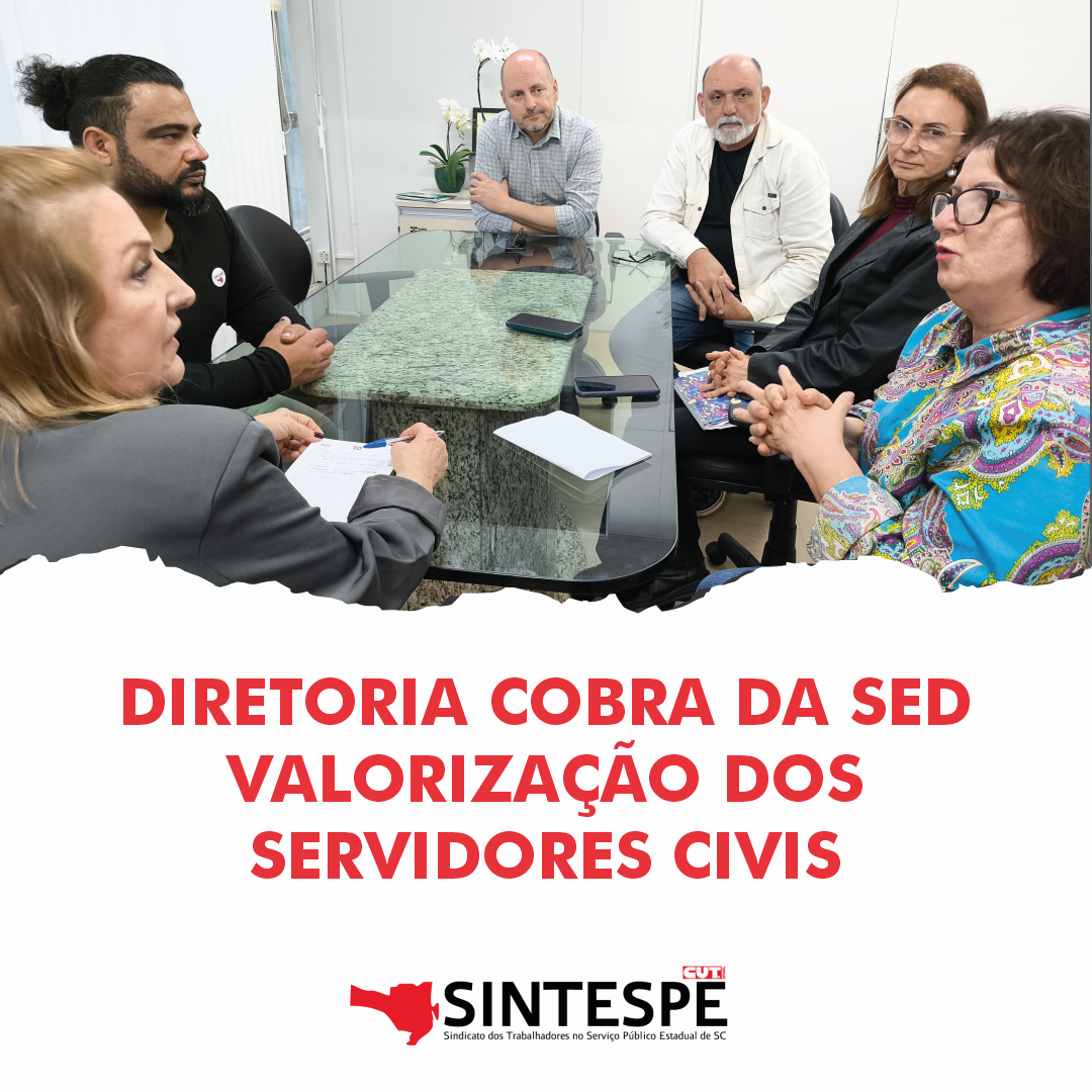 Diretoria cobra da SED valorização dos servidores do quadro civil